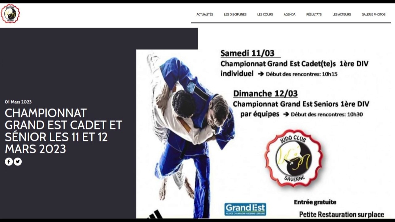 Competitions au JC Saverne