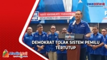 AHY Tolak Sistem Pemilu Proporsional Tertutup, Ini Alasannya