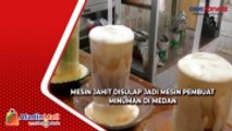 Mesin Jahit Disulap jadi Mesin Pembuat Minuman di Medan