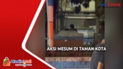 Aksi Sejoli Diduga Mesum di Taman Kota Hebohkan Warga Kotamobagu