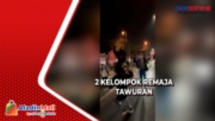 下载视频: Ngeri, 2 Kelompok Remaja di Depok Terlibat Tawuran dengan Bawa Sajam