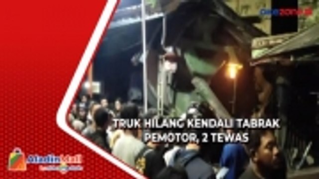 Truk Hilang Kendali Tabrak Rumah dan Pemotor di Madiun, Ibu dan Anak Tewas