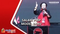 HUT ke-50 PDIP, Megawati Perkenalkan Gaya Salam Baru