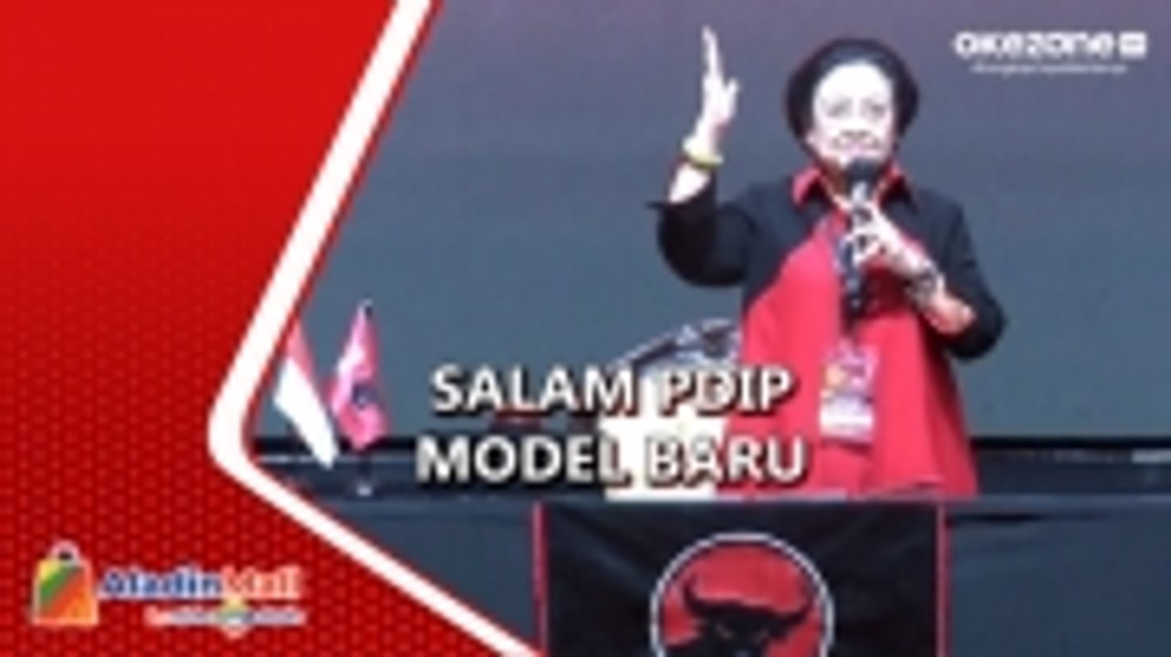 HUT ke-50 PDIP, Megawati Perkenalkan Gaya Salam Baru