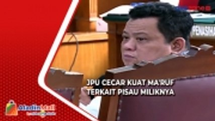 JPU Cecar Kuat Maruf Terkait Pisau yang Dibawa dari Magelang ke Jakarta