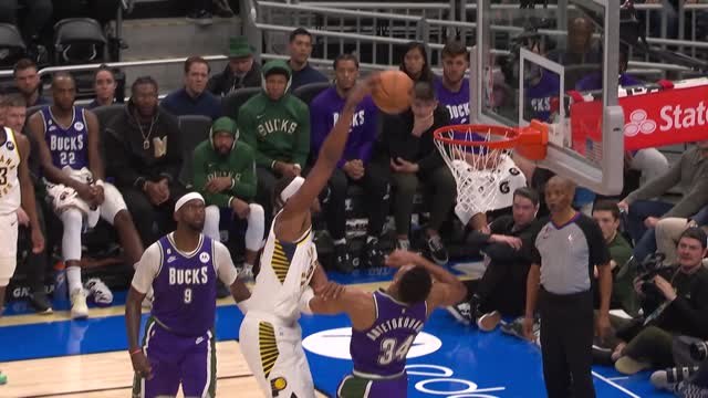 Pacers stage late rally to beat Giannis' Bucks