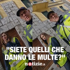 Badabox: "Siete quelli che danno le multe? Sto rubando un po' di parcheggio"