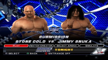 WWE SmackDown vs. Raw 2011 Stone Cold vs Jimmy Snuka