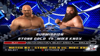 WWE SmackDown vs. Raw 2011 Stone Cold vs Mike Knox