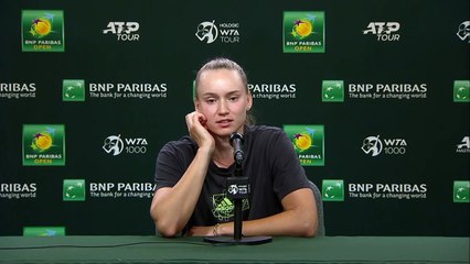 WTA - Indian Wells 2023 - Elena Rybakina : "I think I have my chances against Iga Swiatek if I'm physically ready"