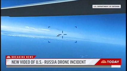 US releases video of Russian jet incident with American drone