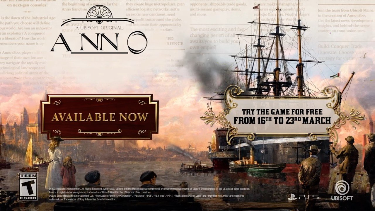 Anno 1800 Console Edition - Launch Trailer PS