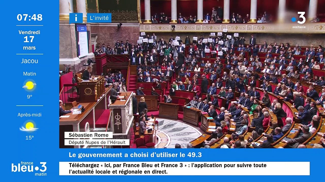 Sébastien Rome, député Nupes de l'Hérault Vidéo Dailymotion