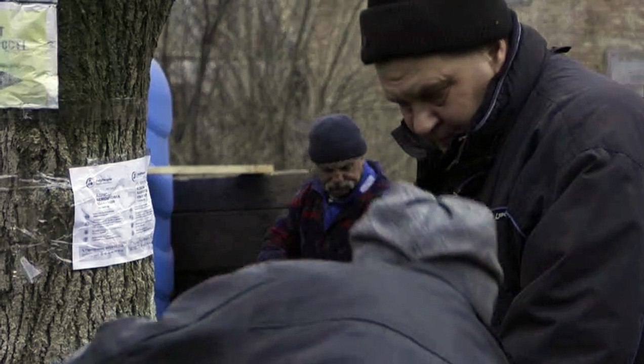 Leben nahe der Front: Menschen harren in Tschassiw Jar aus