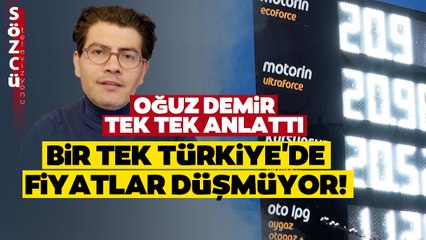Oğuz Demir'den Benzin ve Motorin Fiyatlarıyla İlgili Çarpıcı Analiz!