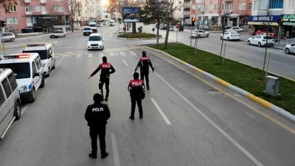 Aksaray'da dron destekli "Türkiye Huzur Güven" uygulaması