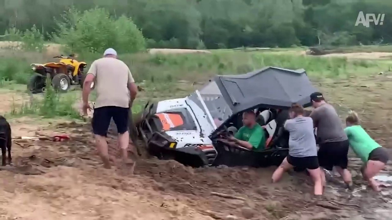MUD-SLIDE Madness! Mud Fails CAUGHT ON CAMERA