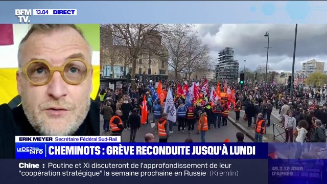 Erik Meyer (Sud-Rail): les cheminots sont motivés pour faire tomber ce texte sur les retraites