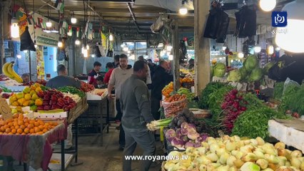 اكتظاظ وسط البلد بعمان في الجمعة الأخيرة قبل رمضان