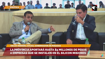 La provincia aportará hasta $5 millones de pesos no reembolsables a empresas que se instalen en el Silicon Misiones