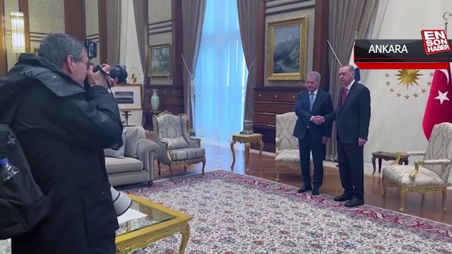 Cumhurbaşkanı Erdoğan, Finlandiya Cumhurbaşkanı Sauli Niinistö ile görüştü