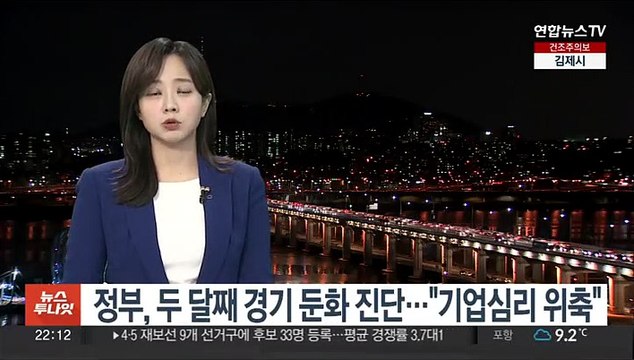 정부, 두 달째 경기 둔화 진단… 기업심리 위축