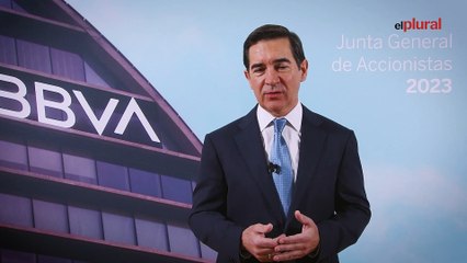 Torres celebra la fortaleza de la banca española en la junta de accionistas de BBVA