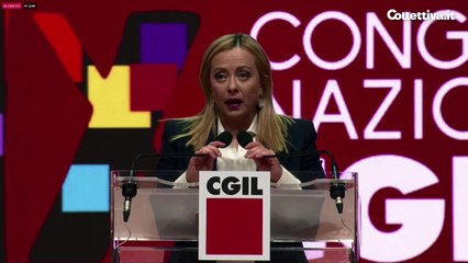 Congresso Cgil, Meloni: "Pensati sgradita? Efficace, ma non sapevo Ferragni fosse metalmeccanica"