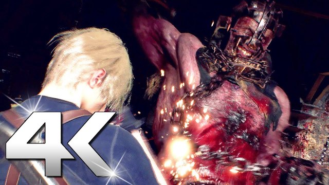 Resident Evil 4 Remake : LEON S. KENNEDY vs GARRADOR Gameplay 4K