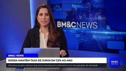 RÚSSIA MANTÉM TAXA DE JUROS EM 7,5% AO ANO