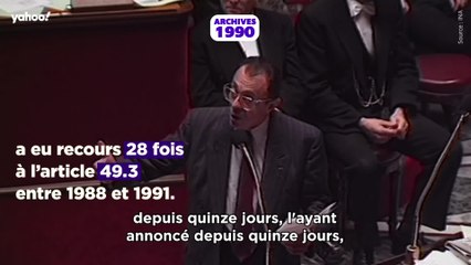 Michel Rocard, Premier ministre du 49.3