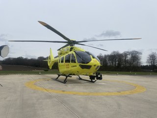 Yorkshire Air Ambulance debuts new helicopter