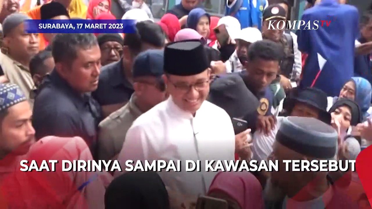 Sambutan Meriah Anies Baswedan saat Kunjungan di Jawa Timur
