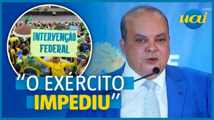 Ibaneis: "Tentamos tirar os manifestantes do QG"