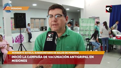 Inició la campaña de vacunación antigripal en Misiones
