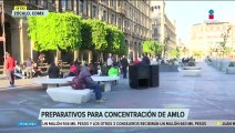 Así los preparativos para la concentración por el aniversario de la Expropiación Petrolera