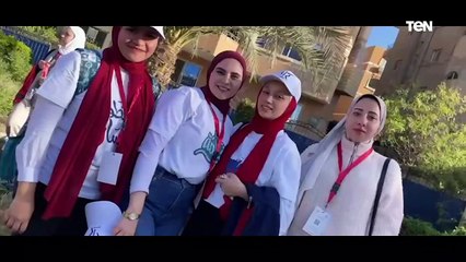 أجواء مبهجة داخل استاد القاهرة الدولي.. بعد إطلاق التحالف الوطني احتفالية «كتف في كتف»