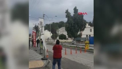 DEPREMDE HASAR GÖREN MİNARENİN YIKIMI GERÇEKLEŞTİRİLDİ