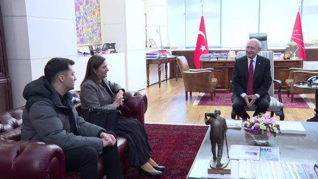 Kemal Kılıçdaroğlu, Tahir Elçi'nin Eşi Türkan Elçi ve Oğlu Arda Elçi ile Görüştü