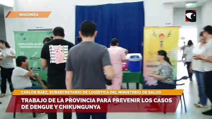 Trabajo de la provincia para prevenir los casos de Dengue y Chikungunya
