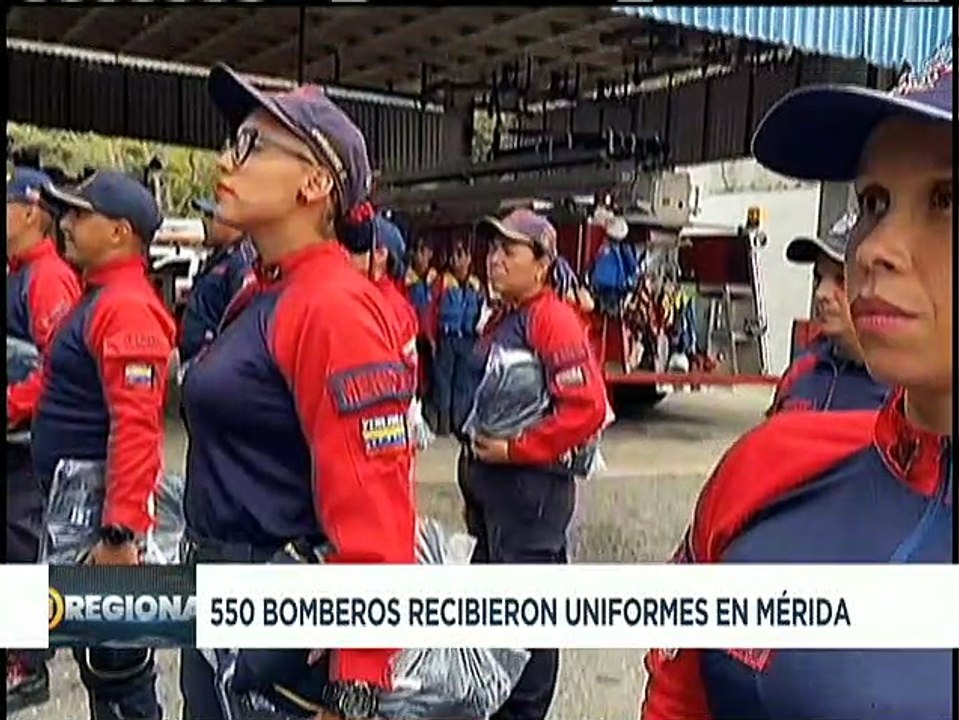 Cuerpo de Bomberos de Mérida recibió dotación de uniformes como parte de la reivindicación laboral