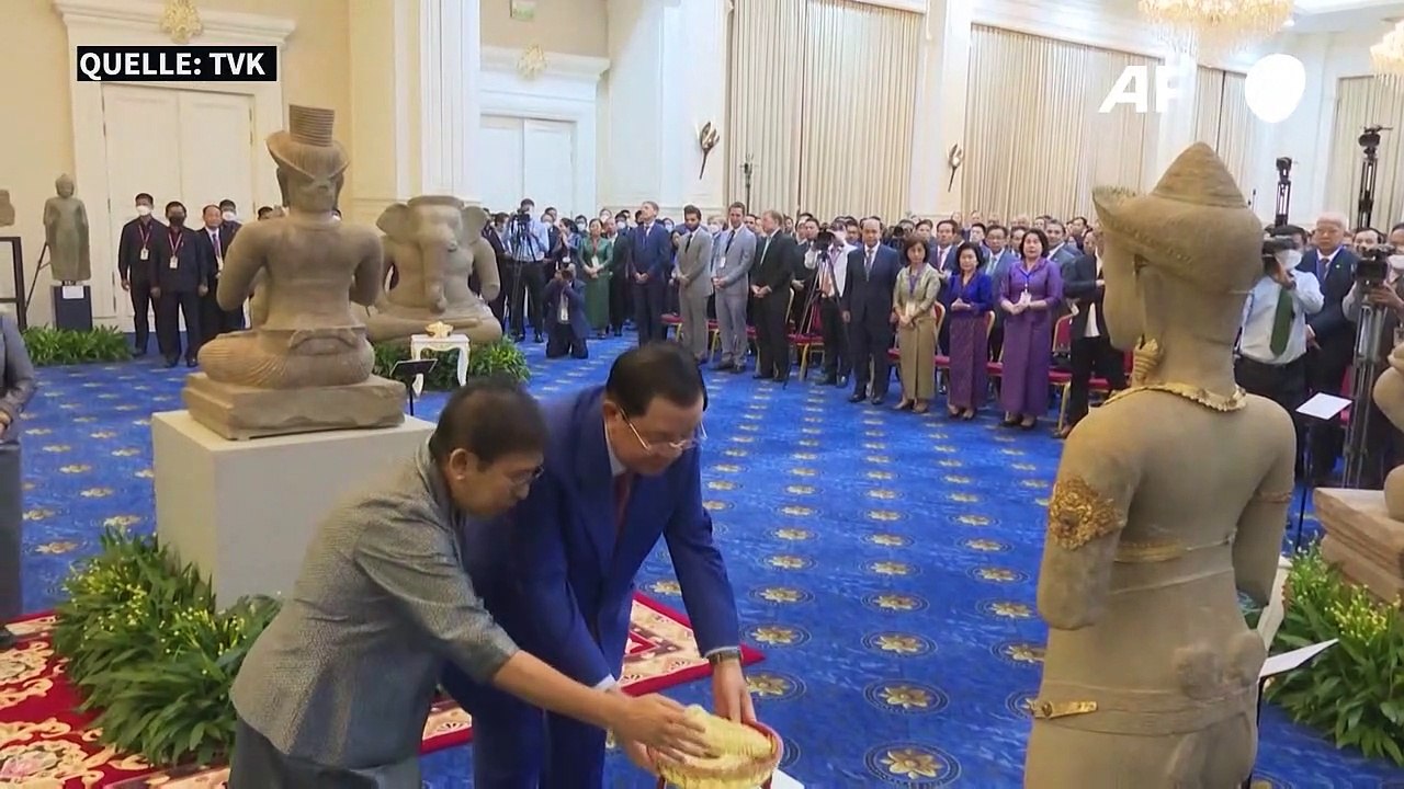 Kambodscha feiert Rückgabe von gestohlenem Angkor-Schmuck