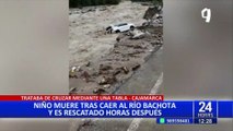 Áncash: Moderna camioneta es arrastrada por el desborde del río por intensas lluvias