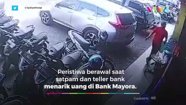 Perampokan Bank di Lampung Berujung Tembak-tembakan