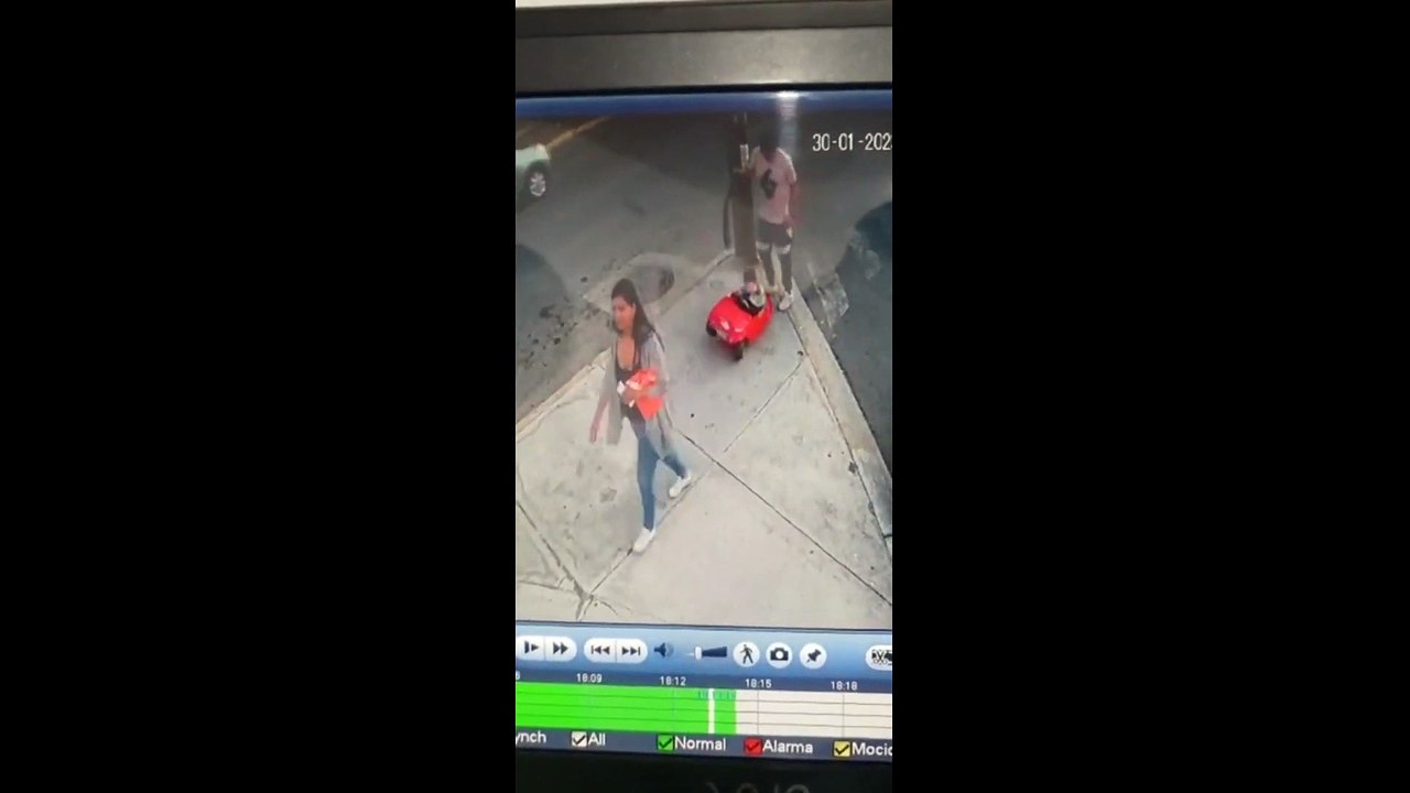 Epic fail perfectly captured on security camera