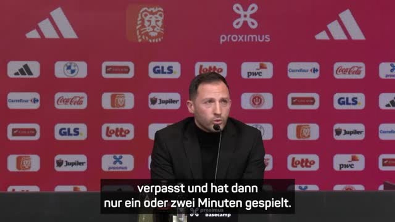Tedesco zu Meunier: 'Das ist professionell'