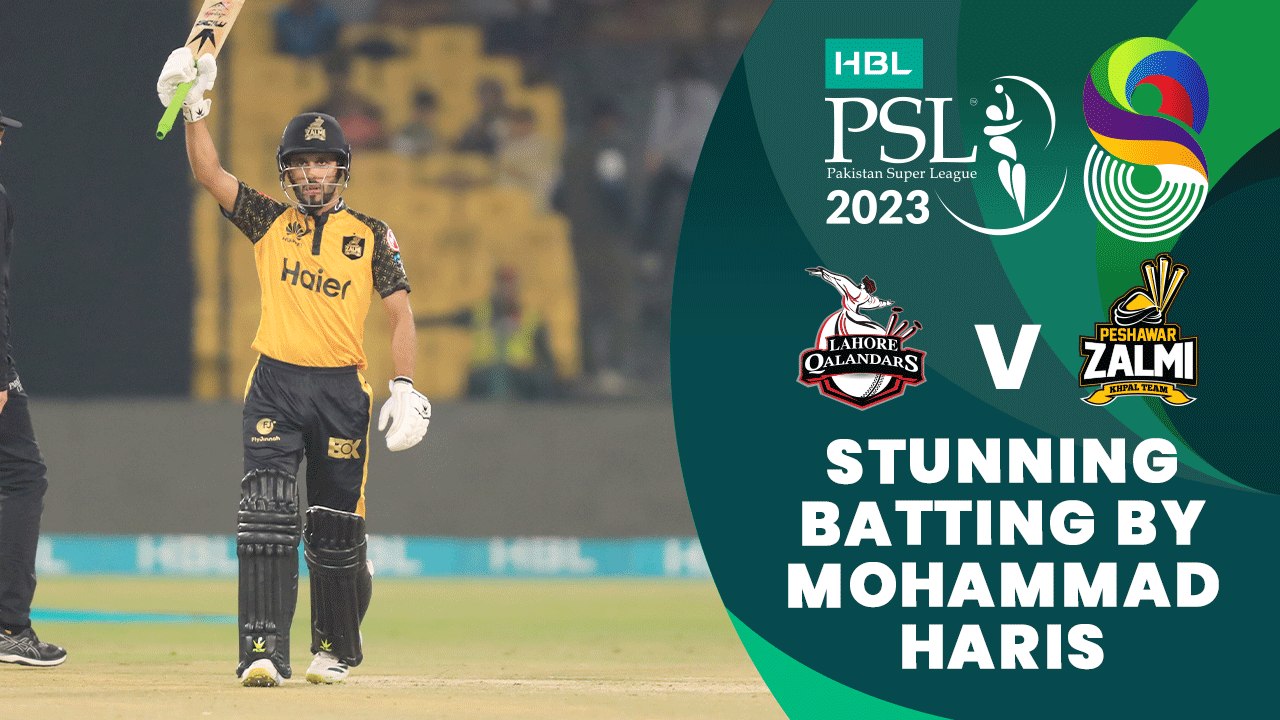 Stunning Batting By Mohammad Haris | Lahore vs Peshawar | Match 33 | HBL PSL 8 | MI2T