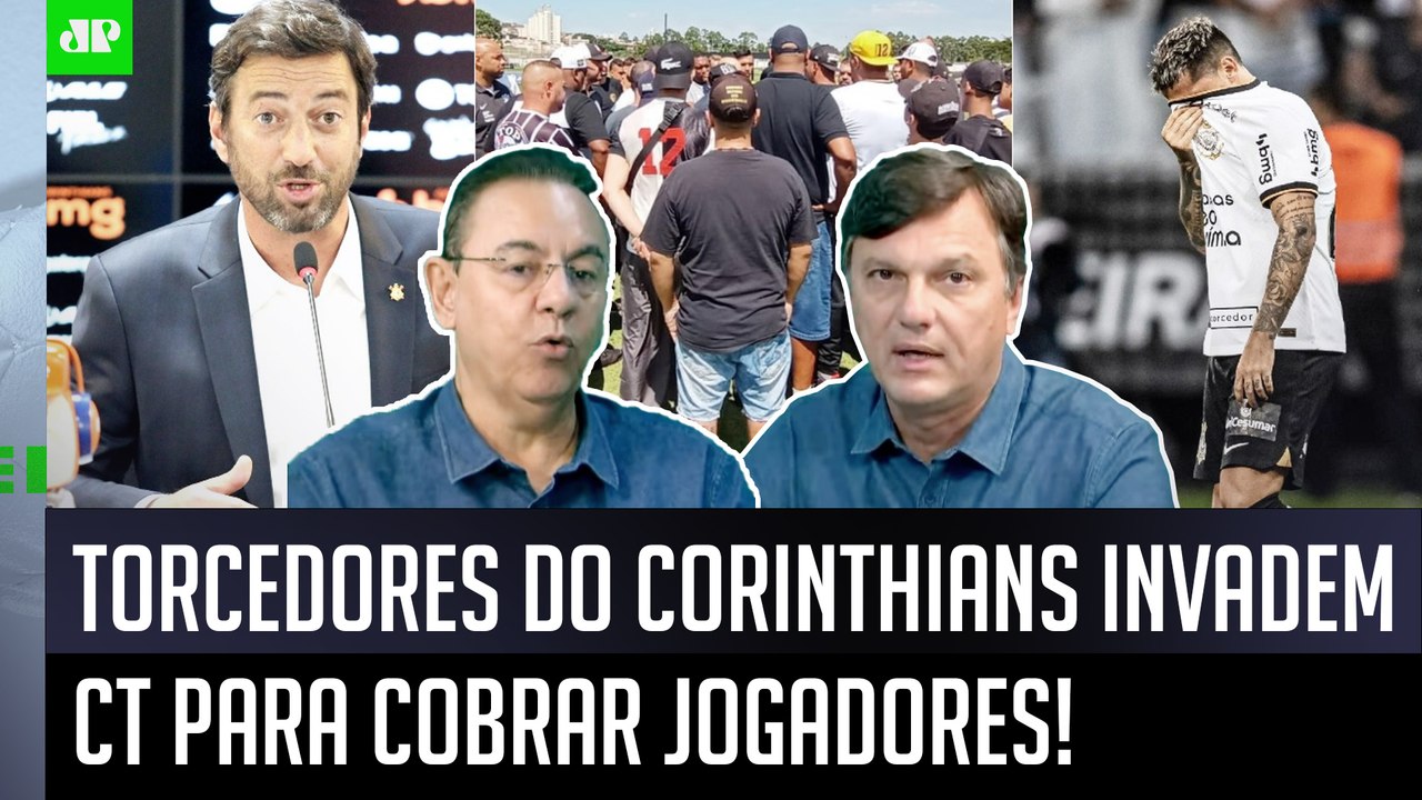 "Cara, eles PODERIAM PERGUNTAR à diretoria do Corinthians por que..." Torcedores INVADEM CT!