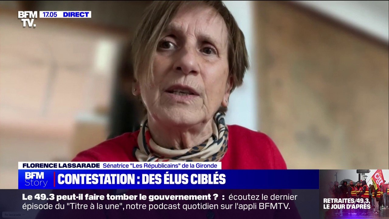 Retraites: la sénatrice LR Florence Lassarade,...