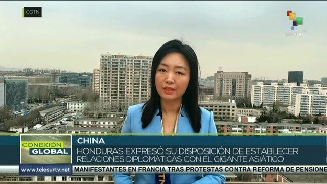 Honduras expresa disposición de establecer relaciones diplomáticas con China